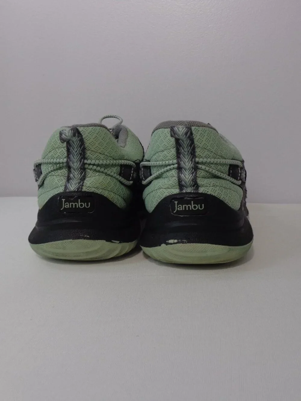 Jambu Women's‎ Sunset Vegan Sneakers Casual Water Ready Charcoal Mint Size 8M